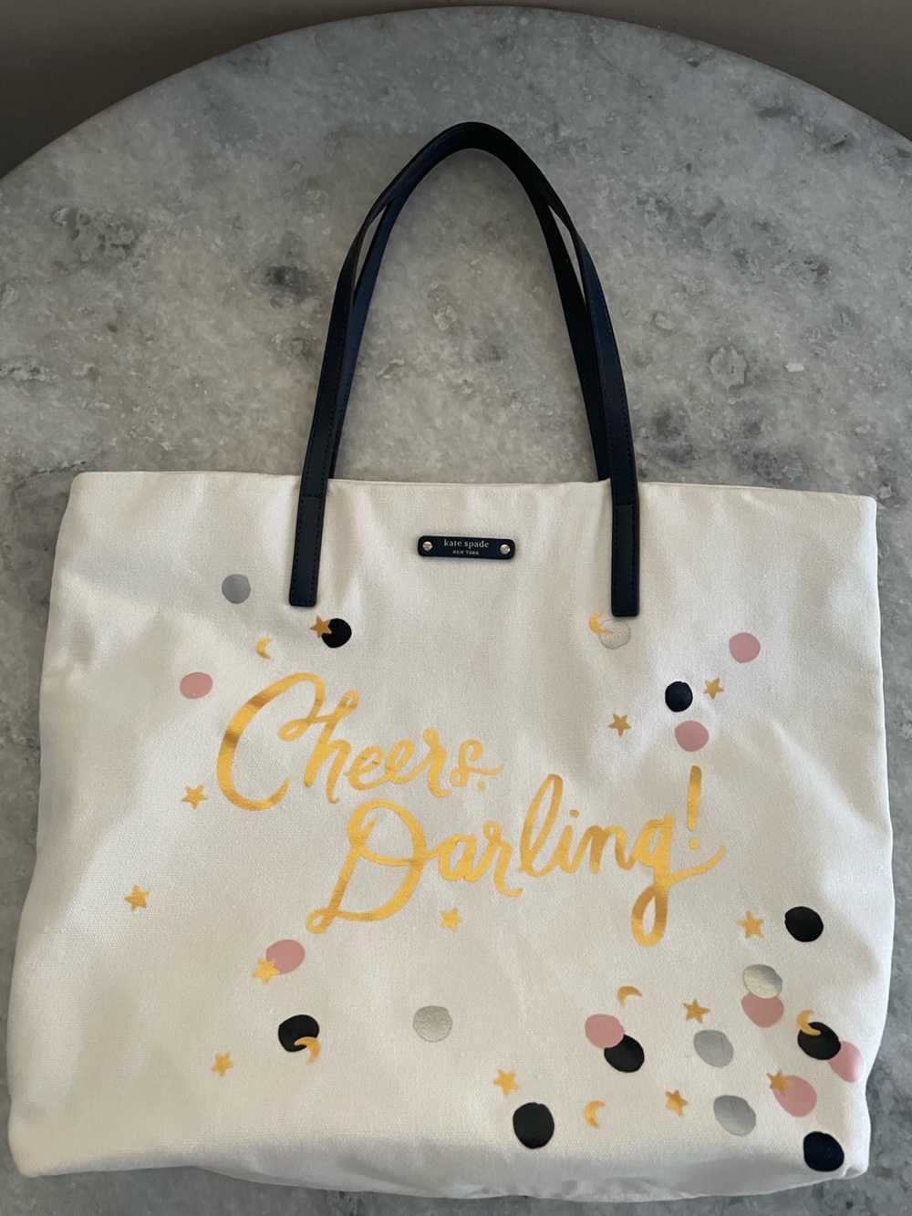 Kate Spade Chestnut Street 'Cheers Darling' Bon Shopper Tote - Picture 2 of 13